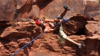 Walking a Tight Rope Over a Canyon Never Looked Like Such a Party